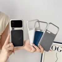 Étui de téléphone de luxe en PC mat avec empiècements pour XIAOMI 17 Pro Max & 17 Ultra - Coque intégrale antichoc avec chargement magnétique style professionnel