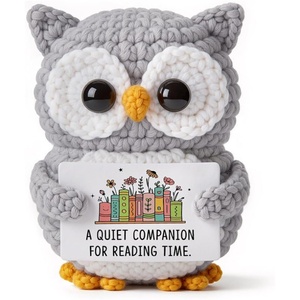 Cadeaux pour les Amoureuses des Livres, Cadeau pour les Lectrices, Just One More Chapter, Accessoires de Lecture en Crochet Hibou, Cadeaux pour Femmes et Filles - Product Image 5