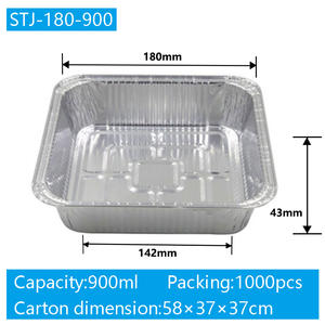 Le matériel de pulpe 900MI sortent le conteneur de papier d'aluminium d'emballage alimentaire - Product Image 3