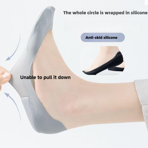 <span class=keywords><strong>Calcetines</strong></span> de Viaje para Mujer, Finos, Invisibles, de Punto, Antideslizantes, de Nailon y Algodón, Absorbentes de Impactos, Cálidos, Talla Única, Secretos - Product Image 1