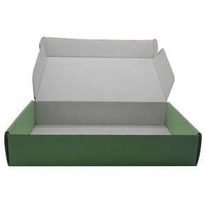 Nuevo diseño ecológico plegable envío Mailer caja de cartón corrugado con - Product Image 6