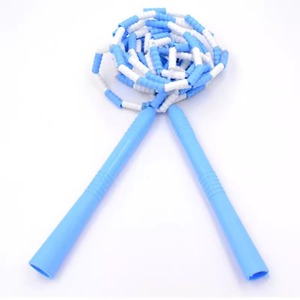 Cuerda de Saltar de Velocidad con Cuentas y Mango de TPU Ajustable en Longitud, Ideal para Gimnasio, a Buen Precio - Product Image 1