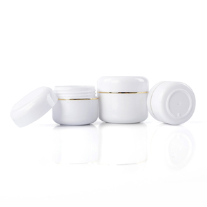 Best-seller Crème cosmétique pour soins de la peau Pot de gommage double paroi pour corps, <span class=keywords><strong>visage</strong></span> et lèvres avec bord froid ou argenté - Product Image 5