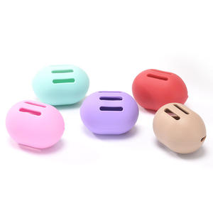 <b>Hot</b> Sale Wholesale High Quality Beauty Egg Holder Make up Case Stand <b>Container</b> Silicone Makeup Sponge Silicone Make up Holder - Product Image 5