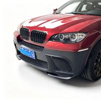 Kit de Carrocería 2026 para BMW X6 E71, Nuevo, Parachoques Delanteros y Traseros con Recortes para Faros Antiniebla, Hechos de Plástico