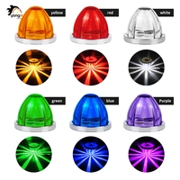 Accesorios para Automóviles, Luz LED de Techo con Forma de Estrella de Sandía, Luz Lateral LED de Cristal con Forma de Estrella para Camiones, Remolques, Camiones de Carga, Barcos, Autobuses
