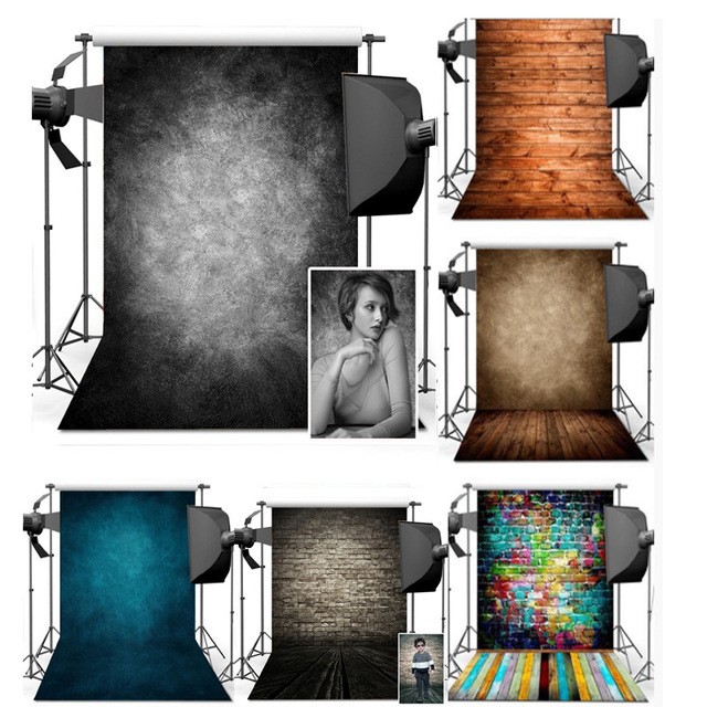 For Cross-Border China Shabby Brick Wall Wooden Board Oil Painting Style Children's Photography Photo Shooting Background