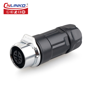CNLINKO 4 Pin Cắm Và Ổ Cắm M12 Nối Điện Không Thấm Nước Cho Ứng Dụng Led - Product Image 6