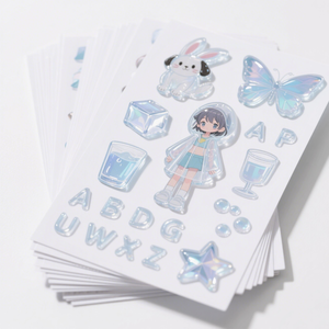 Adorables Pegatinas de Elfo Coloridas para Diario, Taza de Agua, Tarjetas, 50 Hojas de PVC, Pegatinas de Dibujos Animados al por Mayor - Product Image 3