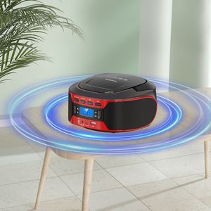 Lecteur CD portable personnalisé avec radio FM, Bluetooth, USB, entrée/sortie ligne, prise en charge de la banque d'alimentation DC 5V - Product Image 2
