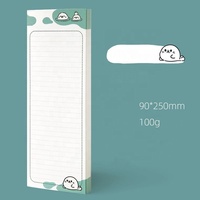 Fabricante reutilizable para hacer la lista Kawaii Anime Sticky Notes transparente forrado personalizado Sticky Notes Paper Memopad