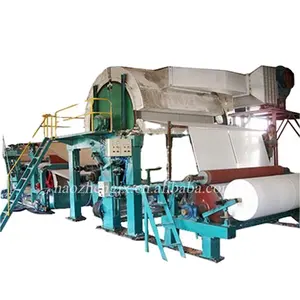 5 ton perlengkapan kertas daur ulang 1575mm jalur produksi mesin kertas toilet