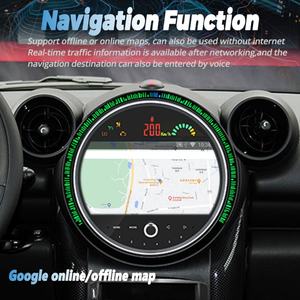 Radio Multimedia con Pantalla Táctil Android 12 de 9 Pulgadas, GPS y Carplay para BMW Mini Cooper Countryman R56 R60 F54 F55 F56 - Product Image 5