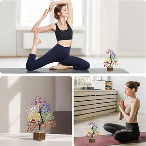 Albero della Vita in Cristallo con 7 Chakra, Regalo di Compleanno per Donne, Albero di Cristalli Fatto a Mano che Porta Energia Positiva, Denaro e Buona Fortuna - Product Image 5