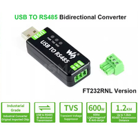Konverter Serial USB ke RS485 Industri Waveshare, Modul Komunikasi RS485 dengan FT232RNL/CH343G