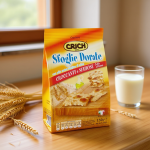 Golden Puff Pastry Chrich Fermented Biscuits Olive Oil Salty Crispy Wheat Flour 150g Bag Premium Quality <b>Baked</b> <b>Goods</b> - Product Image 3