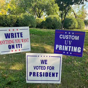 Lettre en plastique ondulé Panneau de signalisation de cour Plastique ondulé immobilier - Product Image 2