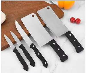 Juego de 8 Cuchillos de Cocina de Acero Inoxidable con Mango de Plástico, Aptos para Lavavajillas, Ecológicos, en Empaque Individual, Cortadores de Frutas y Melón - Product Image 4