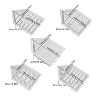Vente chaude 3D Maison Forme DIY Silicone Cristal Résine Époxy Moule Maison Silicone Moule pour Fondant