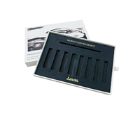 Coffret Cadeau de Luxe pour Parfum : Mini Flacons de Parfum (3 ml, 5 ml, 10 ml) avec Boîte Coulissante et Vaporisateur