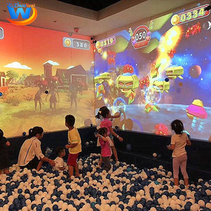 Juego Interactivo de Proyección con Pelotas, Proyector Holográfico Todo en Uno, Juegos de Proyección Interactivos de Realidad Aumentada para Pared/Suelo - Product Image 1