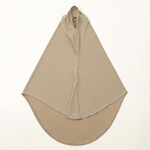 หมวกฮิญาบด้านล่าง2025สีทึบระบายอากาศยืดได้สำหรับทุกฤดูกาลทำจากโพลีเอสเตอร์ใส่สบาย - Product Image 6