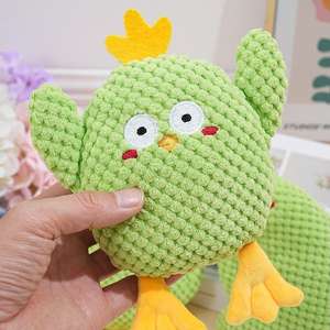 Yeni Peluş Uyku Arkadaşı Yeşil Tavuk Dayanıklı Çiğneme Oyuncağı Köpekler Evcil Hayvan Sesli Oyuncak Köpek Oyuncağı Toptan - Product Image 2