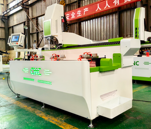 เครื่องกัดซีเอ็นซีแบบคัดลอกอัตโนมัติสองหัว ขนาด 1600 มม. สำหรับงานอลูมิเนียม โปรไฟล์ หน้าต่างพีวีซี ผลิตในจีน พร้อมฟังก์ชั่นเจาะและกัดโลหะ - Product Image 6