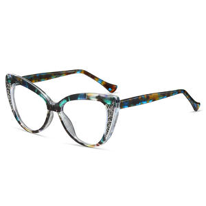 Gafas de Sol Cat Eye 87301 con Montura TR90 Anti Luz Azul para Mujer, Montura Completa con Detalles de Diamantes de Imitación - Product Image 2