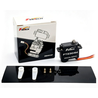 Feetech FT2304M 微型数字伺服金属齿轮 6V 3.0kg 0.08秒快速响应，适用于遥控固定翼机器人教育DIY