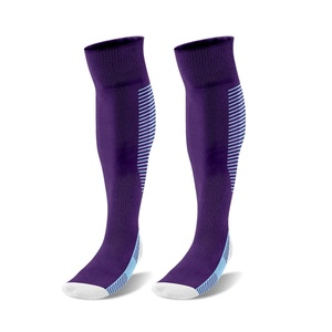 Purple Wholesale New <b>Hot</b> Design Anti slip <b>Socks</b> Custom logo Soccer Sport Football <b>Socks</b> for Men and Women - Product Image 1