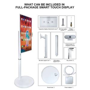 หน้าจอสัมผัสความละเอียดสูง<span class=keywords><strong>32</strong></span>นิ้วหน้าจอ IPS สมาร์ททีวีแบบหมุนได้ WiFi - Product Image 3