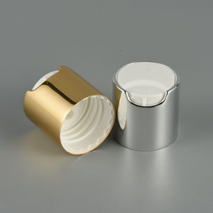 Tapas Qianqiu regulares y prensadas doradas y plateadas brillantes Tapa superior de disco Lavar y proteger Plástico de aluminio Acabado mate y brillante - Product Image 3
