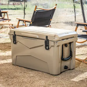 45l Kuer Lldpe Hard Cắm Trại Làm Mát Camo Coolest Ice Cooler Box Cho Dã Ngoại