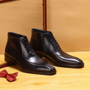 Zapatos Casuales de Cuero Repujado para Hombre, Originales, de Lujo, Populares, de Alta Calidad, con Patrón, Talla Grande, de Caña Baja - Product Image 3