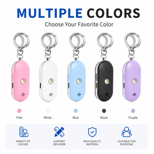 Allarme Personale Portatile Ricaricabile con Luce Flash, Sirena di Autodifesa 130dB, Allarme di Sicurezza Personale per Donne - Product Image 6