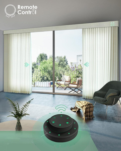 Rideaux Électriques Intelligents Thermiques Intégrés Populaires, Occultants, Taille Personnalisable, Compatibles Fenêtre Française pour Salon - Product Image 2