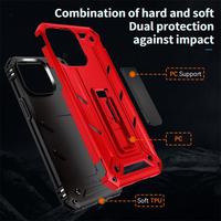 Etui de téléphone antichoc à 4 coins avec charnière Etui de téléphone pour iPhone 14 Pro Max 13 12 11 Pro 6 7 8 Plus 15 16 Pro