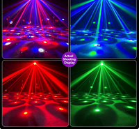 Lampu Panggung LED Moving Head DJ Efek Strobe Laser Magic Ball 6-Arm 120W Langsung dari Pabrik, DMX512, Aktif Suara, Dapat Diredupkan, IP33, Tahan Air