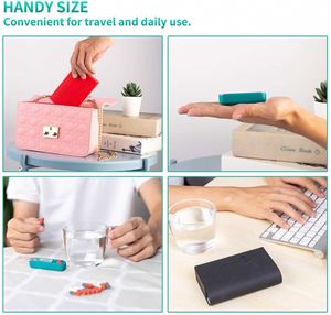 กล่องยาหนังขนาดเล็กคุณภาพสูง 21 ช่อง จัดระเบียบยาได้ 7 วัน - Product Image 4