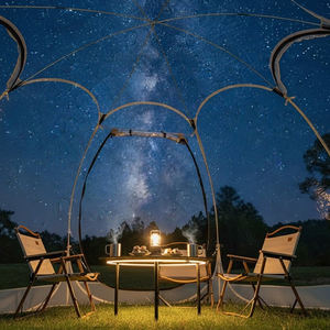 Dôme géodésique, <span class=keywords><strong>tente</strong></span> pop-up, maison à bulles transparente, auvent en forme d'igloo, imperméable en PVC, gazebo familial, serre de jardin, abri pour le camping en plein air - Product Image 4