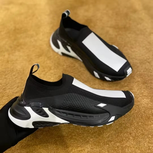 Chaussures de sport tendance été 2026 - Chaussures décontractées de luxe - Chaussures de marche respirantes en tricot de couleur unie - Product Image 2