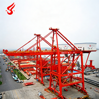 Grue de quai STS pour conteneurs maritimes 20t 30t 50t 80t avec écarteurs de conteneurs pour quais portuaires