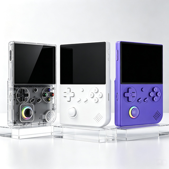 Handheld Gaming ANBERNIC RG40XXV 4.0" IPS Screen Linux Handheld Video Games Device for Birthday Gift RG 40XXV
