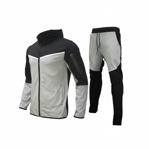 Ensemble de survêtement de sport d'hiver pour homme de haute qualité, nouveau design, motif uni, veste de jogging respirante – Offre Spéciale - Product Image 1