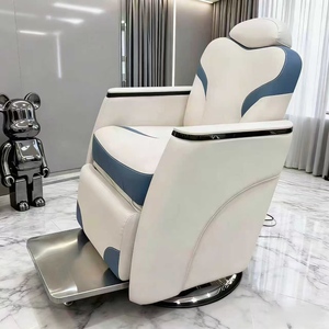 Sillón de Barbería Eléctrico Buff, Sillón Reclinable de Cuero PU para Salón, Asiento Moderno para Estudio de Peluquería - Product Image 4