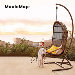 Columpio para exteriores, silla para el sol, muebles de jardín, columpio interior de ratán, columpio para <span class=keywords><strong>terraza</strong></span>, silla colgante de <span class=keywords><strong>huevo</strong></span>, hamaca para piscina, sofá moderno - Product Image 4