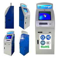 Terminal de kiosque en libre-service personnalisé avec lecteur de carte, caméra et écran tactile pour les centres de services gouvernementaux