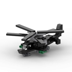 Ensemble de modèles d'avions à assembler soi-même en blocs de construction Moc Diy <span class=keywords><strong>Puzzle</strong></span> KA-50 - Product Image 1