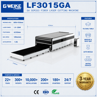 Machine de découpe laser fibre pour tôles, 1500W, 3000W, 6000W, 8KW, 12000W, largeur 3050x1530mm, avec table d'échange - Prix usine